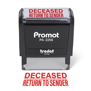 Deceased Return to Sender Stamp – Self-Inking (Large)