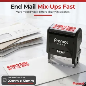Return to Sender Not at This Address Stamp – Self-Inking (Large)
